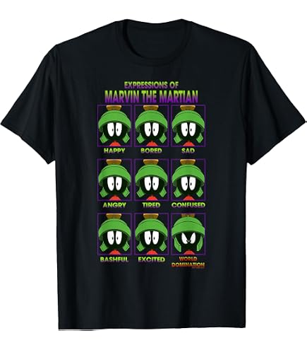 Amazon.com: Marvin The Martian Crossed Arms T-Shirt : Clothing
