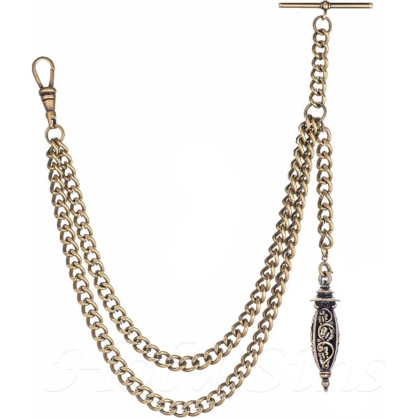 【PC】 3WAY WATCH CHAIN SINGLE Amazon.com: Holy Sins Jewellery Bronze Colour Single Albert Pocket