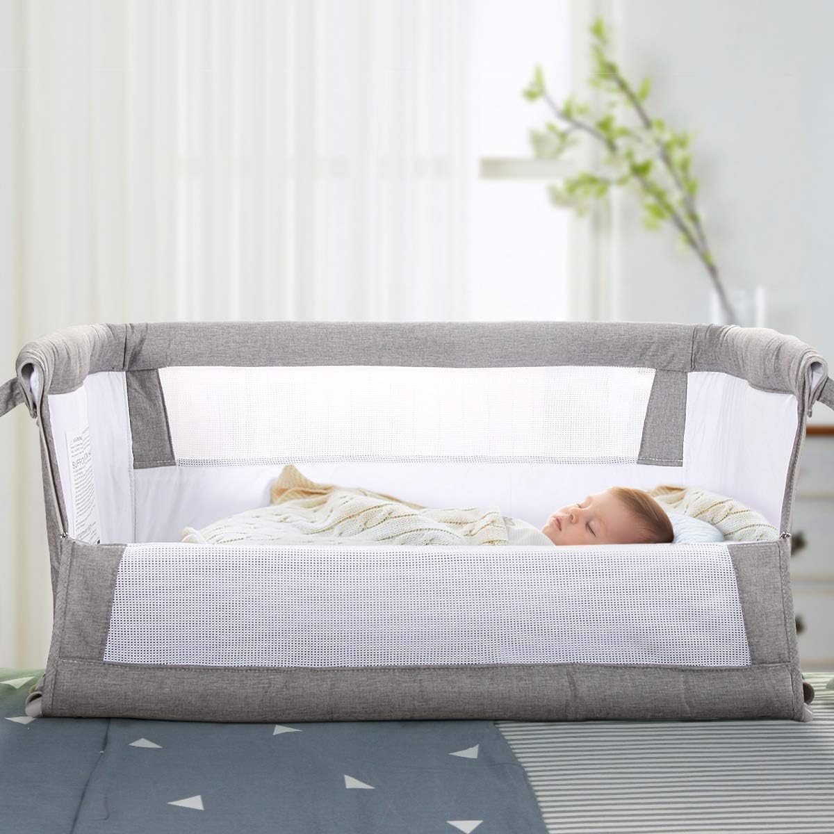 baby bassinet ronbei bedside sleeper