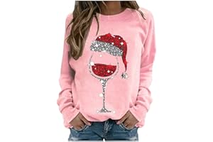 AEPTDEO Christmas Shirts for Women Crewneck Funny Blouse Snowman Graphic Sweatshirt Casual Holiday Long Sleeve Tops 2024