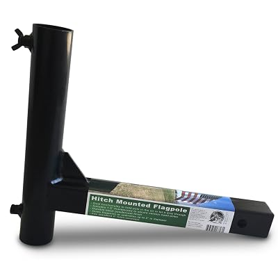 Dragon Slayer Accessories Black Hitch Flagpole Holder