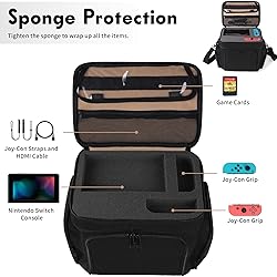 Portable Nintendo Switch Case Large Carrying