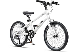 Glerc 20 24 Inch Kids Bike, 7-Speed Kids Bicycle for Boys & Girls Ages 6-15, Mesa Children Bicycle with Dual Brakes and Kickstand, Multiple Colors