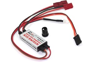 JahyShow Gas Engine Switch, Rcexl K1 V2.0 Fiber Opto Gas Engine Kill Switch for DLA DLE DA Ignition Cut Off