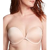 Victoria's Secret Women's Everyway Low Back Clear Strap Push Up Strapless Bra, Bras for Women (32B-38DD)