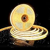 Pandery Outdoor LED Strip Lights,2700K Warm White,24V IP67 LED Strips,32.8FTt/10M,CRI90+ Waterproof led cob Strip Light for Bathroom,Pool,Garden,Sauna Rooms(Power Not Included)
