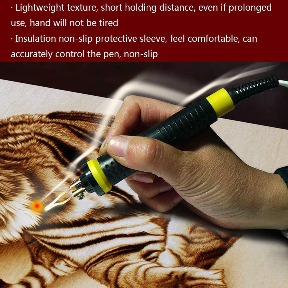 25W Wood Burning Kit 220V Multifunction Pyrography Machine Professional ...