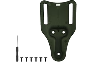 TRSAIM Universal Belt Loop，Mid Ride Belt Loop 6075UBL Adapter 2" Belt Slot，6070UBL Adapter 2.25" Belt Slot，with Any Holster with The 3-Hole Pattern，Universal Belt Loop Plain