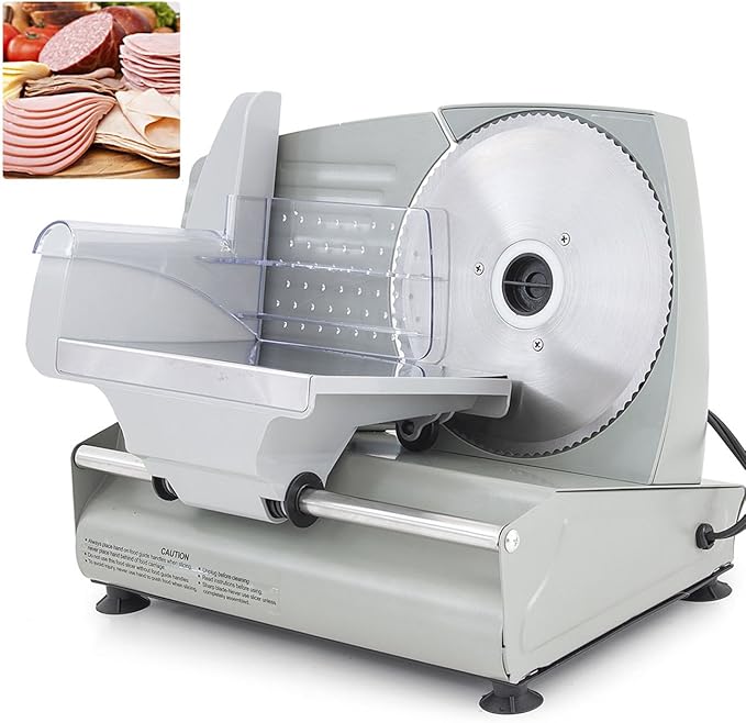 Electric Meat Slicer 7.5" Blade Home Deli Meat Food Slicer