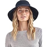 Solbari Resort Wide Brim Sun Hat UPF 50+ Packable UV Protection, Adjustable Size, Ponytail Opening, Stylish, Breathable