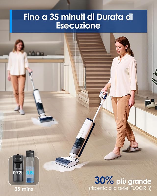 iFLOOR 5 Breeze Complete Lavapavimenti, Design Leggero, Autopulizia