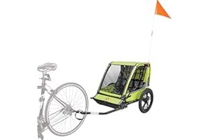 Allen Sports Hi-Viz 2-Child Bicycle Trailer, Model ET2
