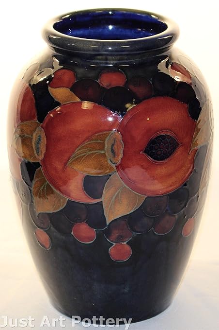 Moorcroft Pottery Pomegranate Vase Amazon Co Uk Kitchen Home