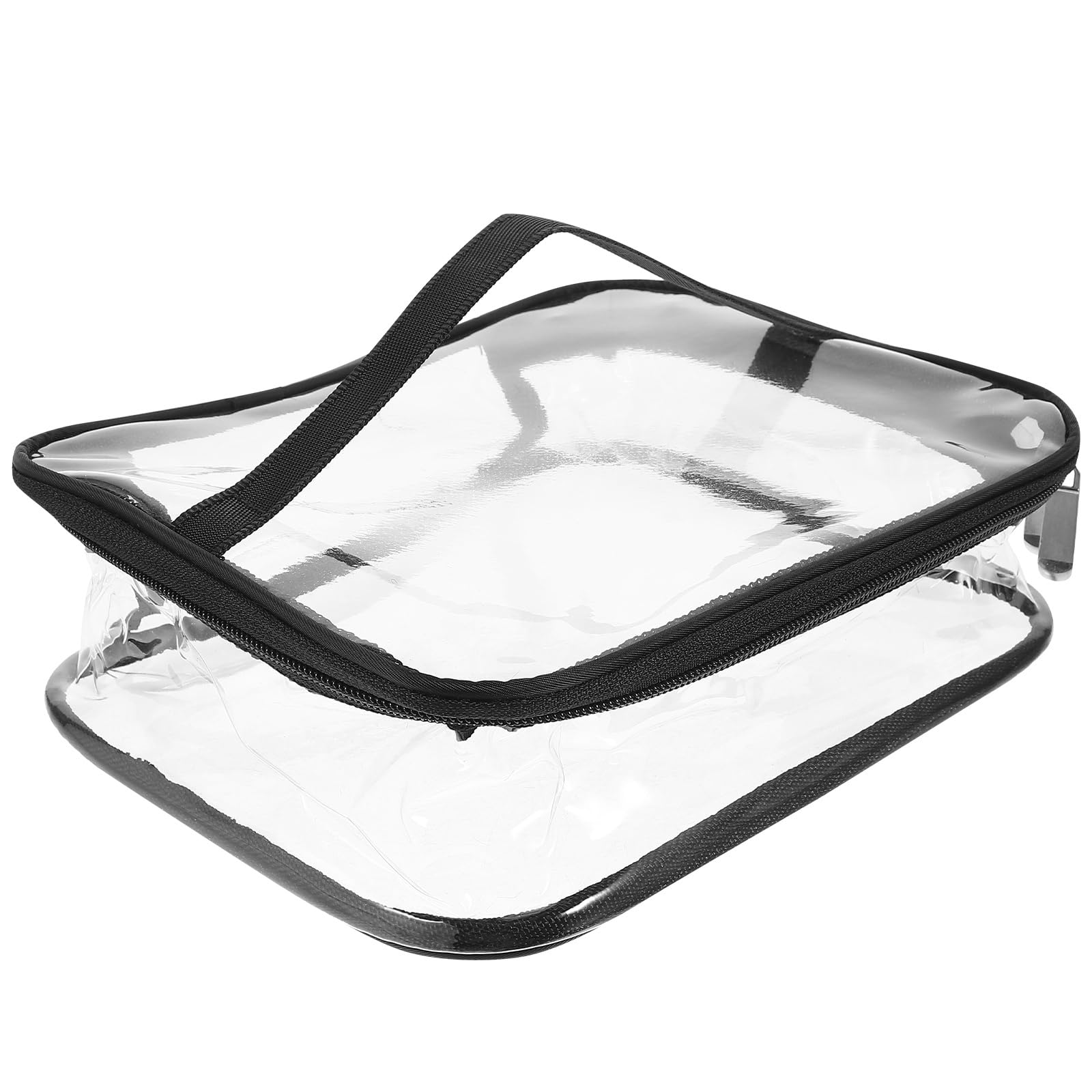 Photo 1 of Cabilock Travel Toiletry Storage Bag, Clear Pvc Makeup Bags, Portable Handheld cosmetic carry pouch for Outdoor, Airport Security