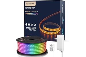 Maxonar LED Strip Lights Works with Alexa (16.4Ft/5M) WiFi Wireless Light Strips RGB Multicolor Waterproof IP65 Smart Phone Controlled DIY Kit Works with Amazon Echo Google Home Christmas Decoration