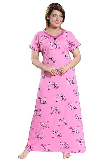 100% Hosiery Cotton Nighty for Women