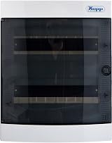Kopp Distribution Box Surface Mount Door 2 Rows 24 Poles Grey Black view 2
