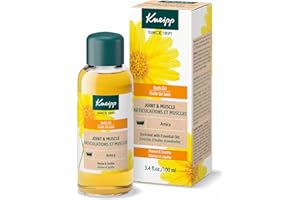 Kneipp Joint & Muscle Arnica Bath Oil - Good for Achy Joints & Post-Workout Recovery - Vegan - 3.38 fl oz - Up to 10 Baths