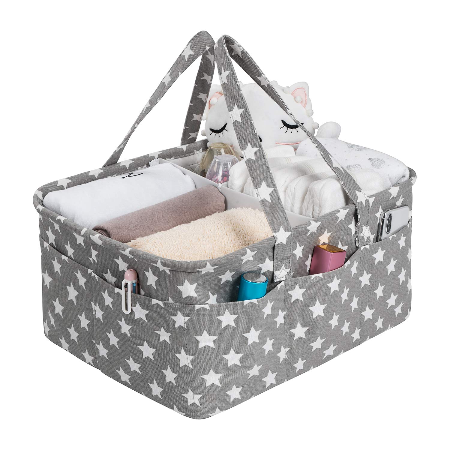 Cheeky Cow Nappy Caddy Nappy Caddy Organiser Baby Caddy Baby Caddy Organiser (UK Company) Baby Basket Changing Caddy Diaper Caddy Organiser Baby Essentials For Newborn Hamper