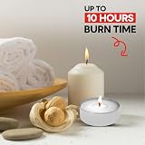 Price's Maxi Tealights 12 Pack Unscented 10 Hour Burn Time White Wax view 6
