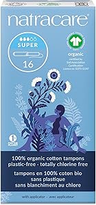 Natracare Organic Cotton Tampons Super, 16 Count