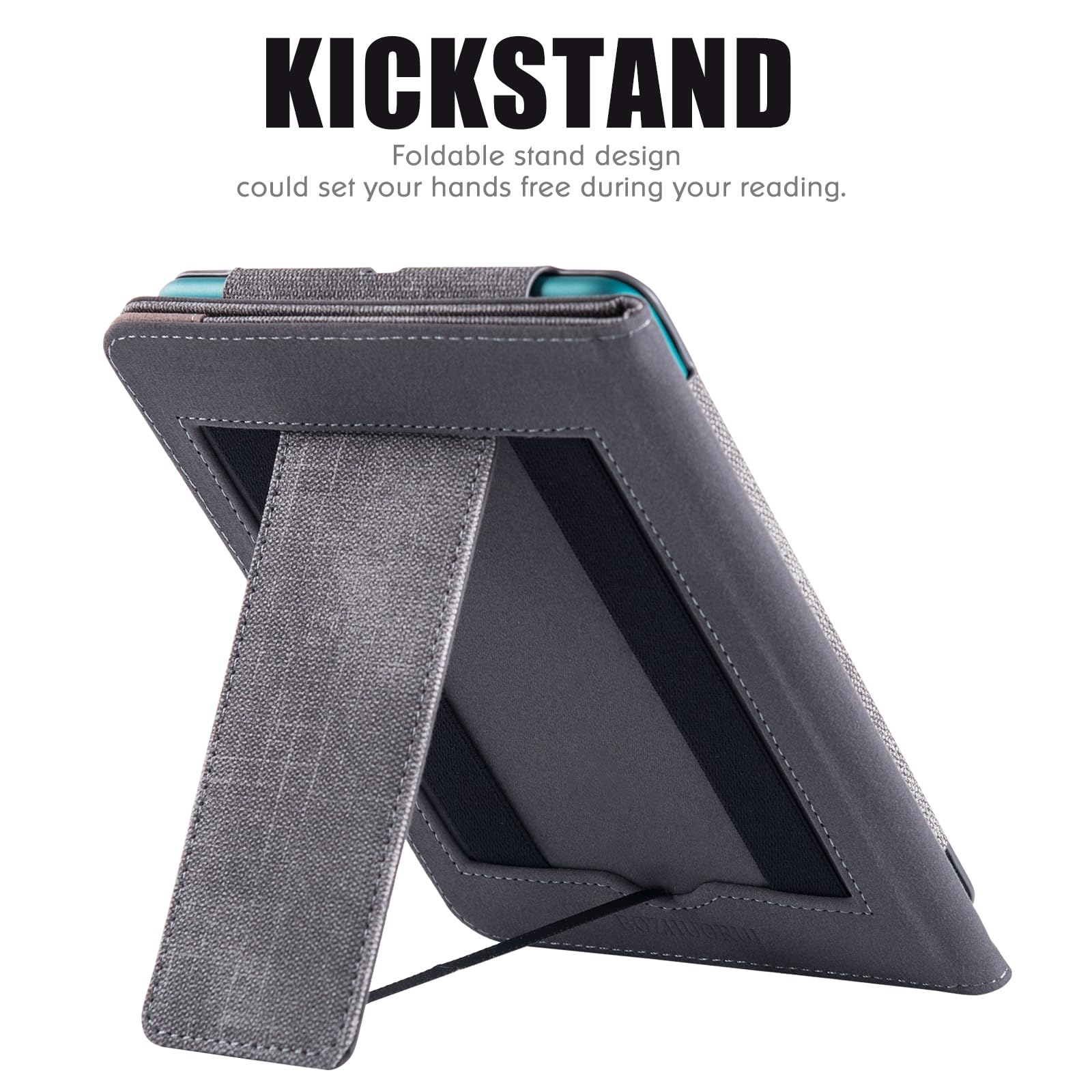 BOZHUORUI Stand Case for Kindle Paperwhite 12th Generation & Kindle Colorsoft Signature Edition eReader (7