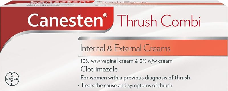 Canesten Thrush Combi Internal & External Creams - Clotrimazole Relief