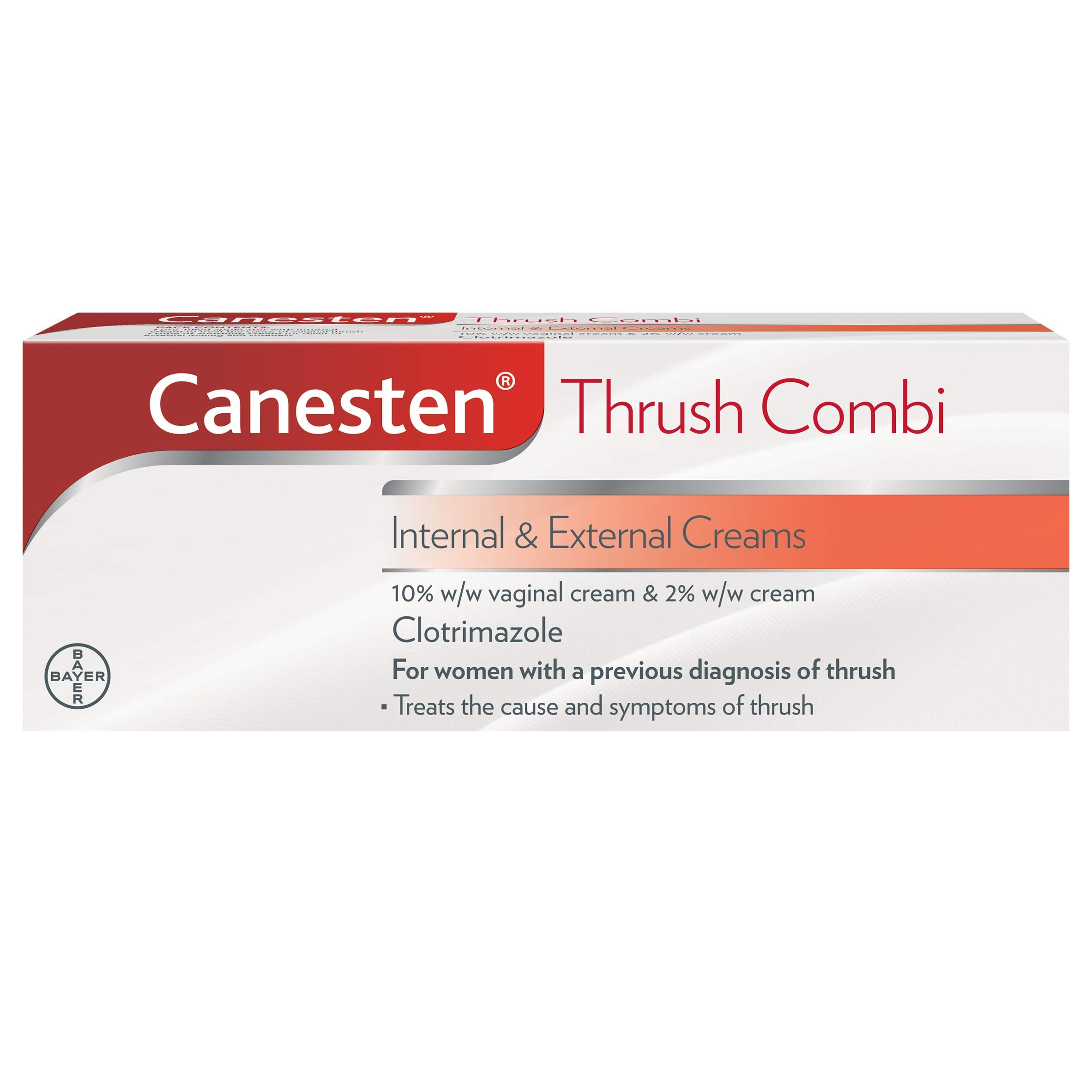 Buy Canesten Thrush Combi Internal & External Creams for Thrush