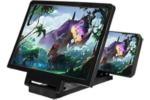 Phone Screen Magnifier - Foldable Magnifying Enlarger Tool,Cell Phone Magnifying Screen - for Daily Reading Learning Movie St