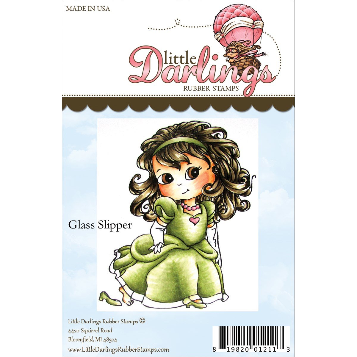 Stamps - Cutie Little Darlings Pies Glass Slipper