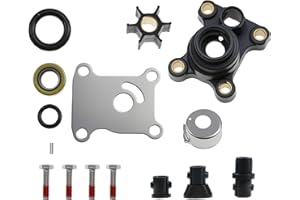 LEVANLIGHT Impeller Water Pump Repair Kit 394711 Compatible with Johnson Evinrude 8-15HP Outboard With Housing 1974-UP Replac
