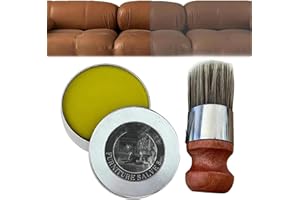K ZGSHGL Wise Owl Furniture Salve and Brush, Furniture Salve/Leather Salve with Boar Bristle Brush, Wise Owl Furniture Salve & Brush Bundle(1PCS)