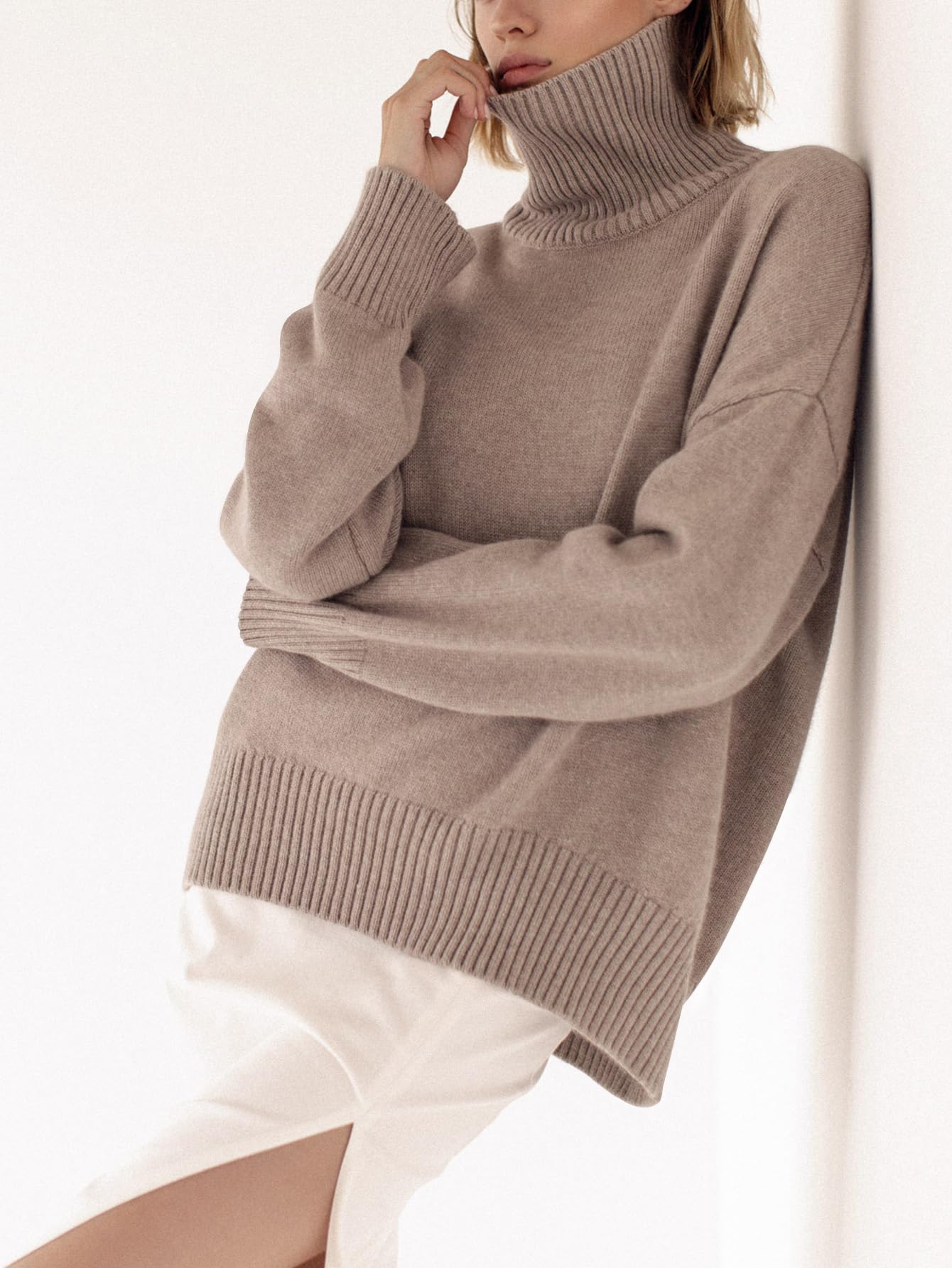 Chunky Long Sleeve Turtleneck Sweater