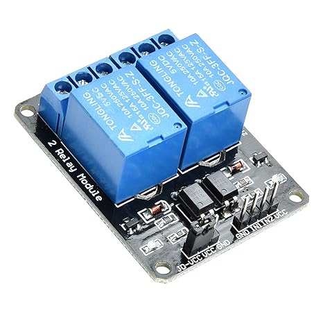 Yizhet 2 Kanal Relais Modul 5V DC 230V Optokoppler 2 Channel Relay für Arduino TTL Logik PIC DSP AVR ARM Relais Modul-Brett R