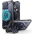 SUPCASE for iPhone 15 Pro Max Case with Camera Cover & Stand (UBMag XT) [Compatible with MagSafe] [Built-in Kickstand] [Military-Grade Protection] Heavy Duty Rugged Magnetic Phone Case, Mountain
