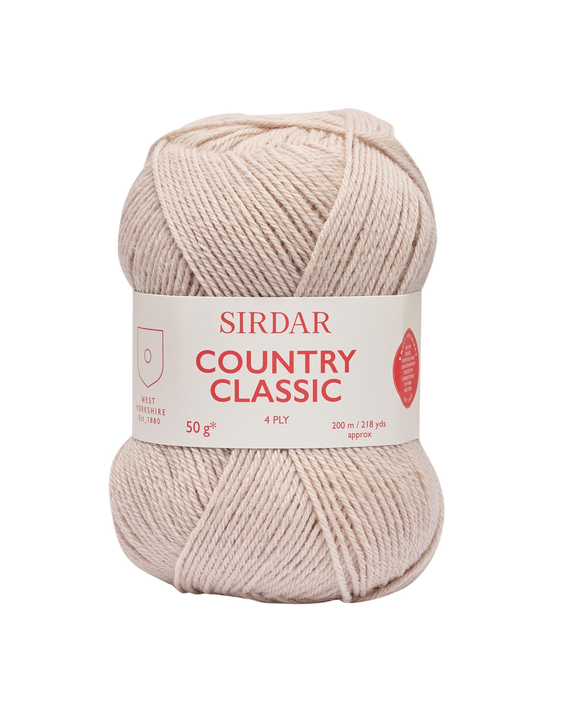 Sirdar Country Classic 4 Ply, Oat Beige (951), 50g