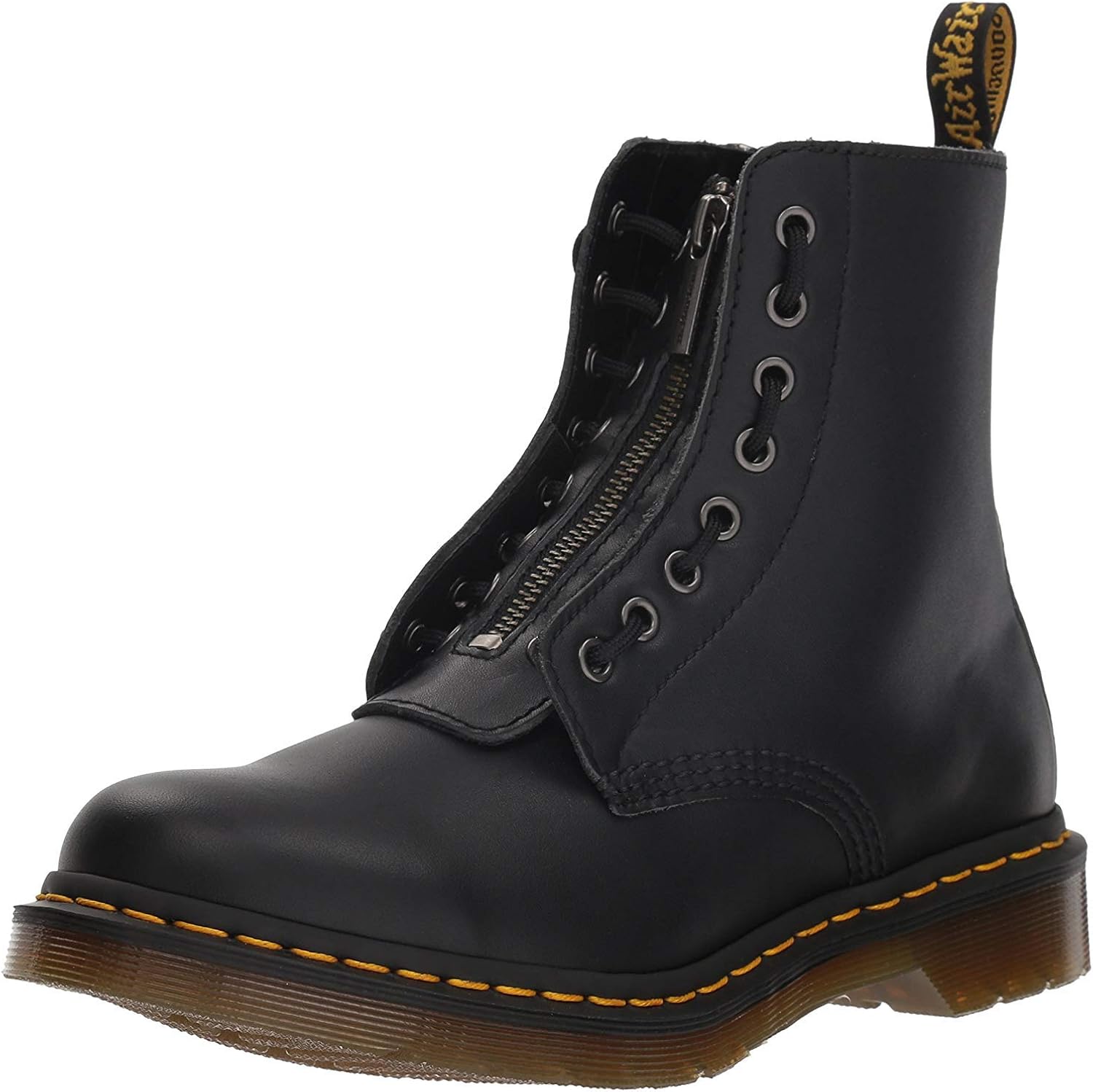  | Dr. Martens Women's 1460 Pascal FRNT Zip Nappa Mid Calf Boot | Mid-Calf