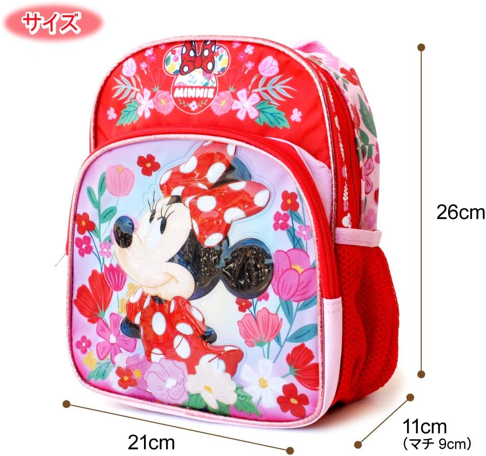 Amazon Co Jp ディズニー リュック ミニーマウス S レッド ピンク 女の子 キッズ 子供 並行輸入品 スポーツ アウトドア
