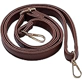 WINDAWNKE Coffee Purse Strap Replacement 28-51 Inch Adjustable Leather Shoulder Straps for Purse Crossbody Bag
