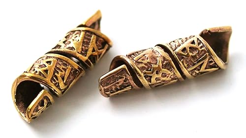 Viking Beard Rings Viking Hair Beads Men Bronze Norse Viking