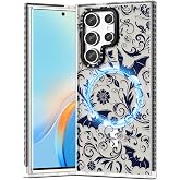 Toycamp for Samsung Galaxy S23 Ultra case - Compatible with MagSafe Women Girls Cute Phone Cover Magnetic with Shockproof Protective Girly Pretty Kawaii Designer for Samsung S23 Ultra Cases, Bat