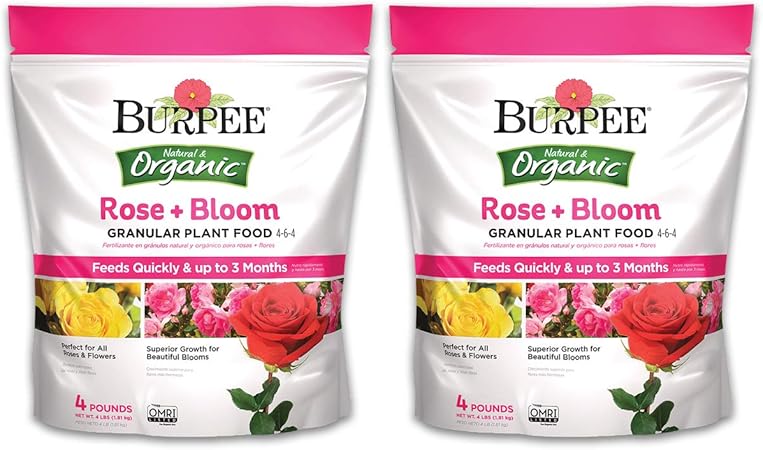 Amazon Com Burpee Natural Organic Rose Bloom Granular Plant Food