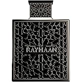Rayhaan Obsidian - Woody, Spicy, Amber, Masculine - Eau de Parfum-Long-Lasting Fragrance for Men, 3.4 Ounce / 100 ml