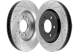 Afa Motors Front Brake Rotors 305mm Drilled and Slotted Brake Rotor Compatible with Ford Expedition F-150, Lincoln Navigator Discs Brake Rotors