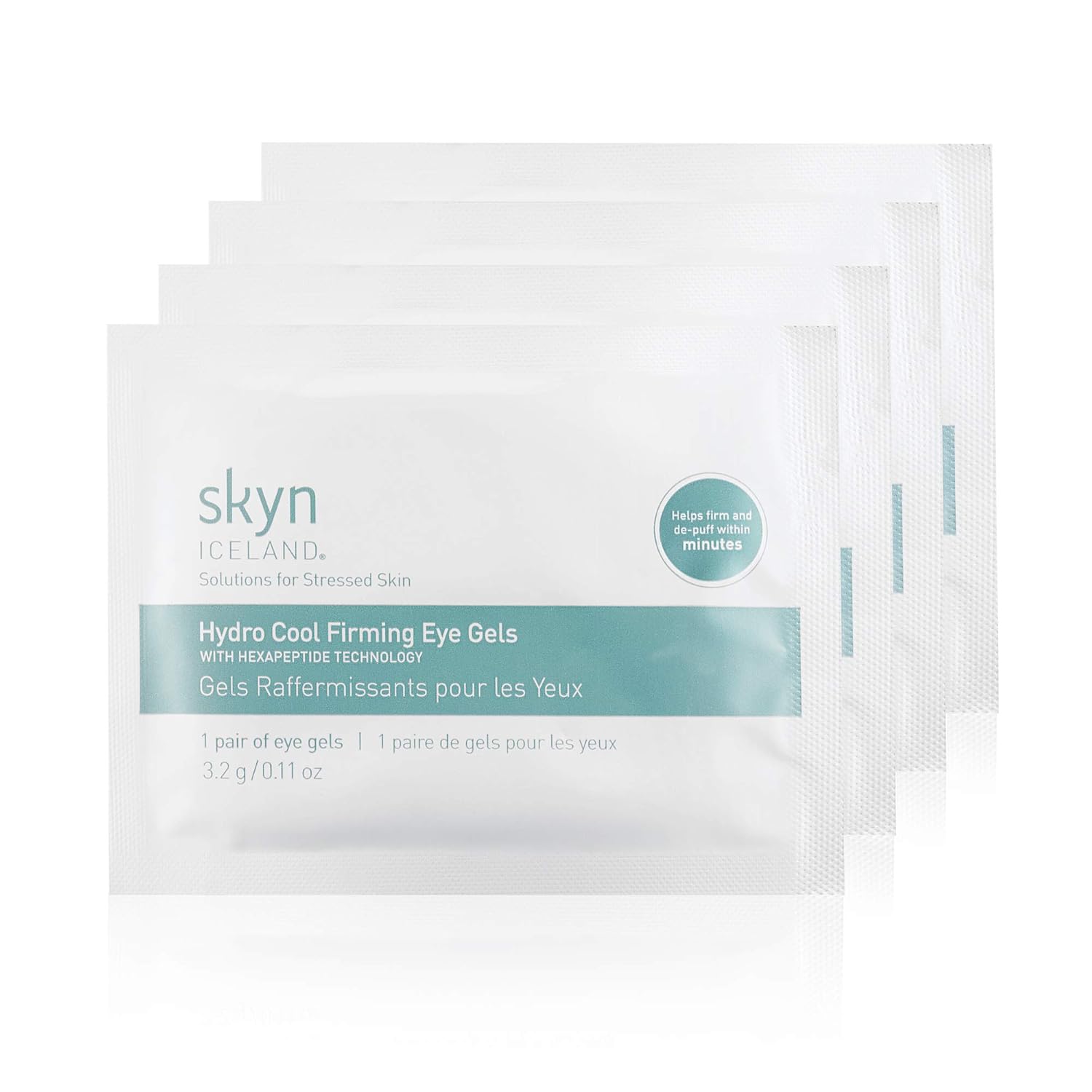 skyn ICELAND Hydro Cool Firming Eye Gels: Under-Eye Gel Patches to Firm, Tone and De-Puff Under-Eye Skin, 8 Pairs: Beauty