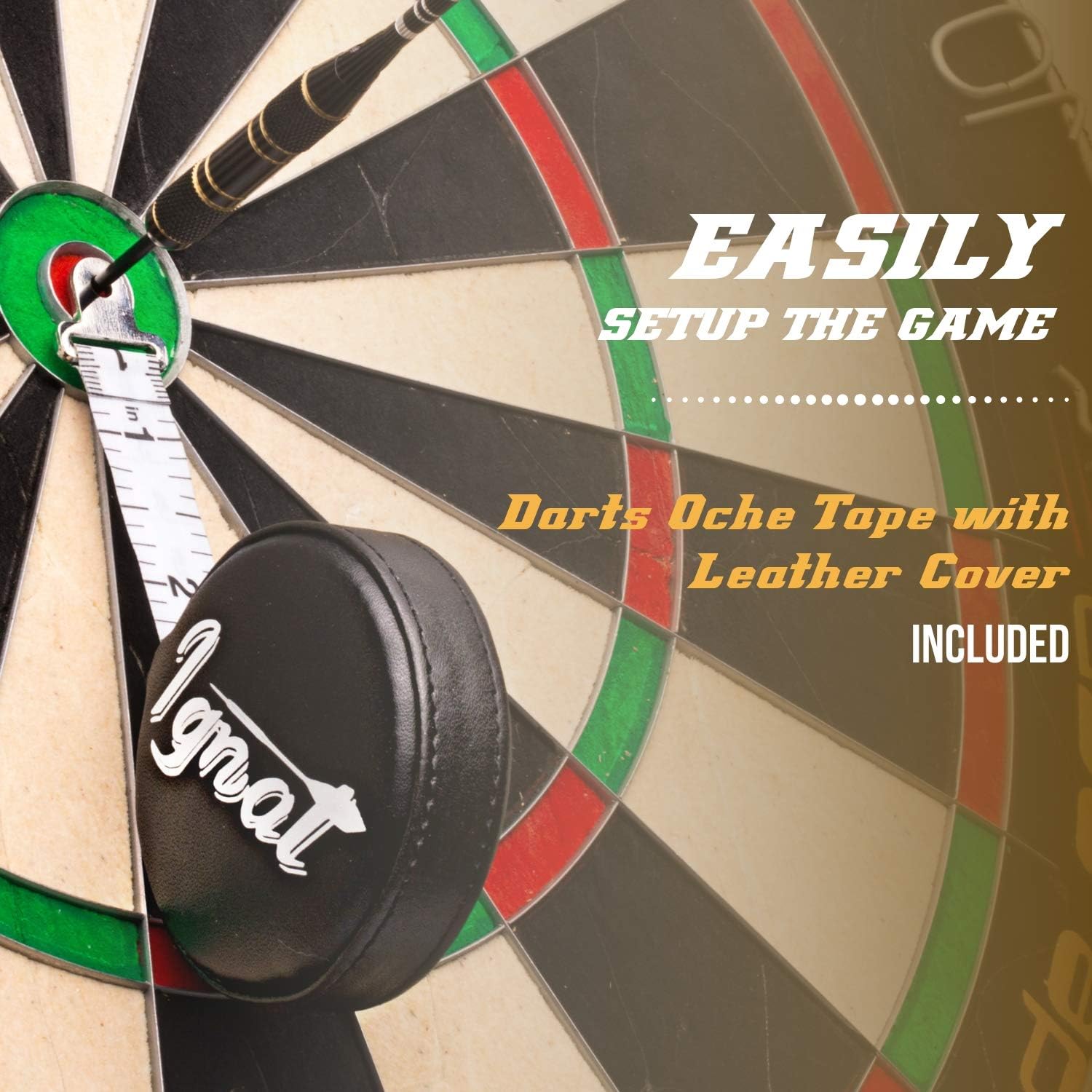 Professional Dart Board Set - Bristle/Sisal Tournament Dartboard with Complete Staple-Free Ultra Thin Wire Spider + 6 Steel Tip Darts + Darts Measuring Tape + Darts Guide (Assassin Elite Pro) : Sports & Outdoors
