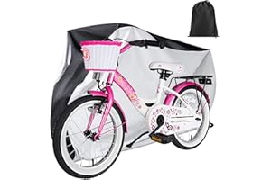 DUNCHATY Bike Cover Outdoor Storage Waterproof Bicycle Cover Rain Sun UV Snow Dust Wind Proof Bicycle Covers- Foldable Bike Storage Bag with Anti-theft Lock Hole for Mountain Bike and Road Bike Covers