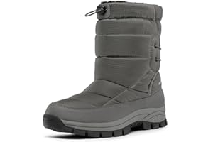 DREAM PAIRS Women's Winter Snow Boots Waterproof Lightweight Warm Fashion Mid Calf Boot