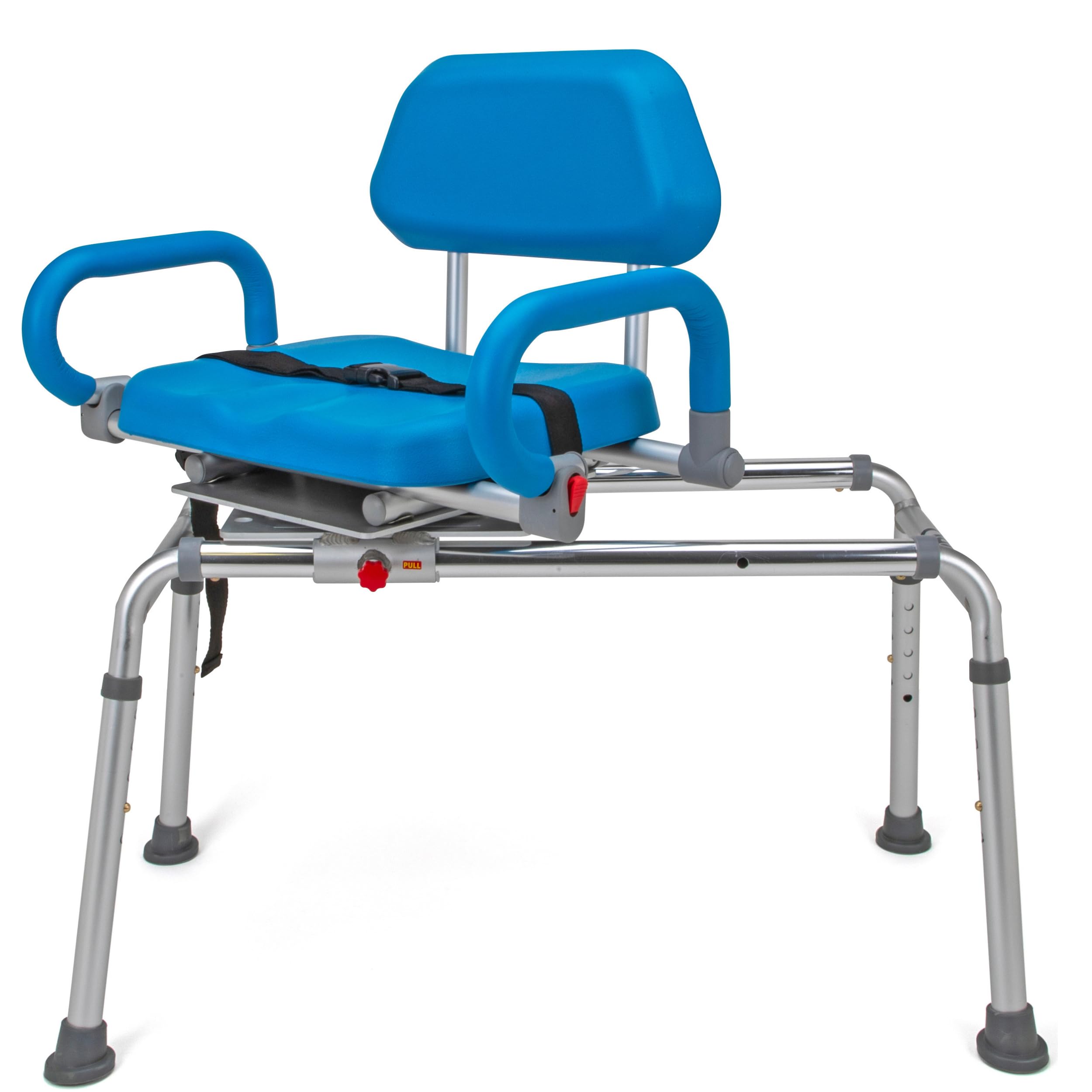 Photo 1 of Cart Safe Sliding Shower Chair Tub Transfer Bench with Swivel Seat – Adjustable Bath Safety Chair, Pivoting Arms, Height Adjustable Sliding Transfer Bench for Inside Shower & Bathtub, 330 lb Capacity