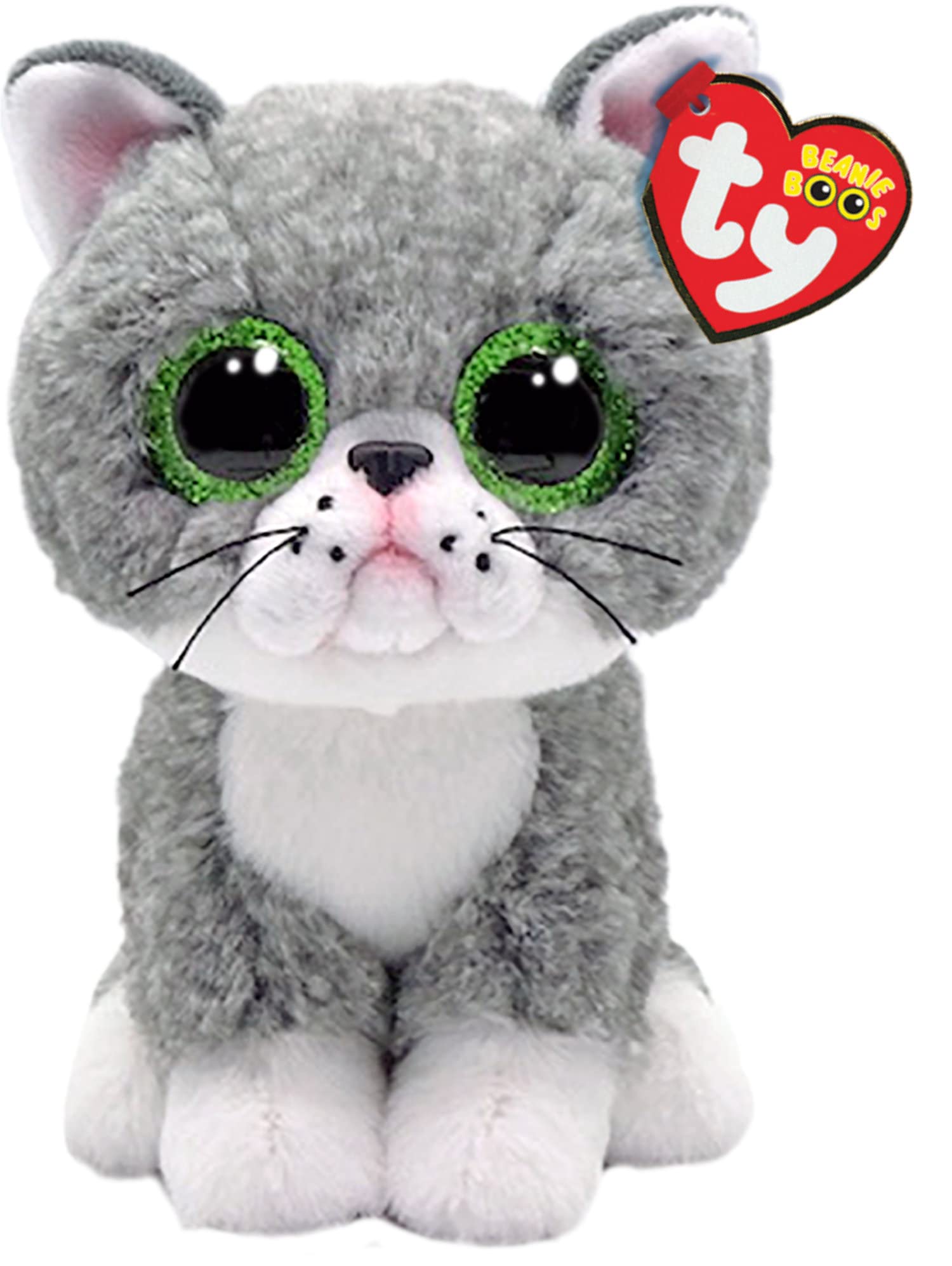 TY Fergus Cat Beanie Boo Regular Beanie Baby Soft Plush Toy Collectible Cuddly Fabric Teddy — image 1